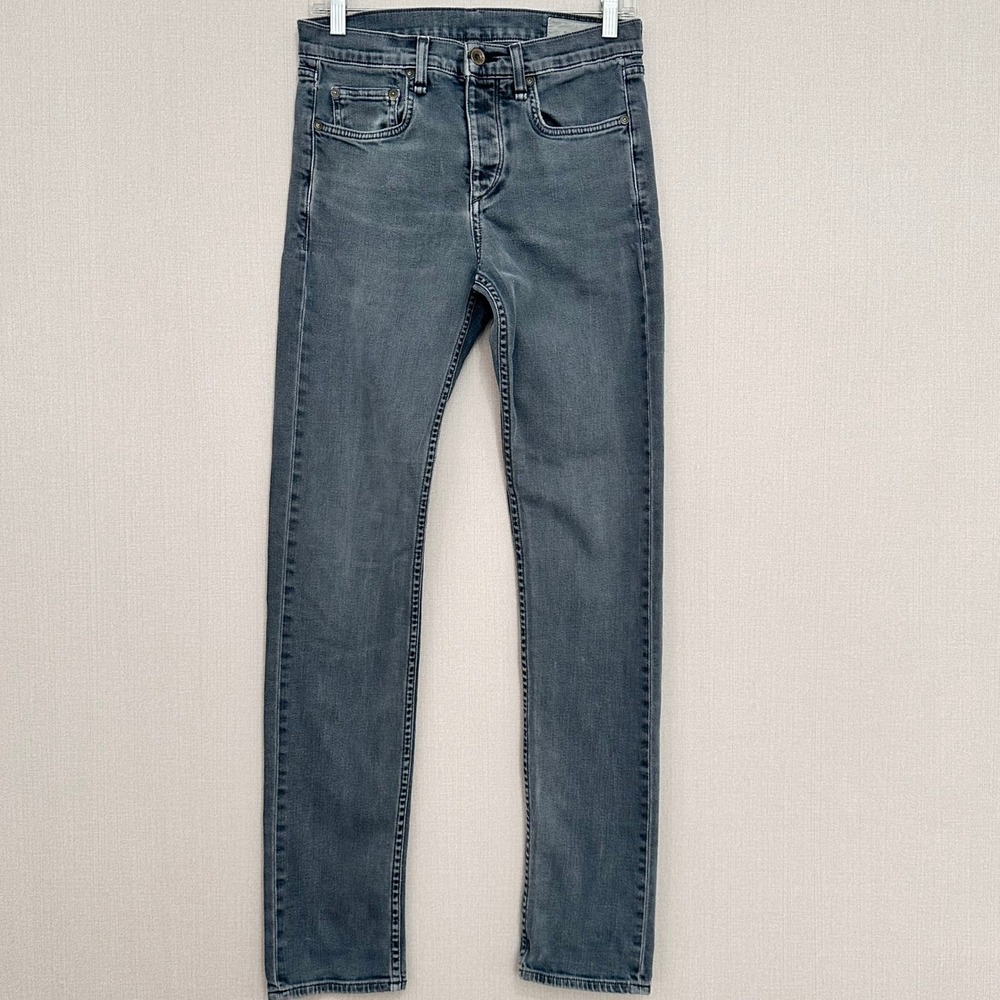 Rag & Bone Fit 3 Classic Denim Jeans Mens 28 Minna Grey Slim Straight